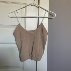 Sparkly Tan tank